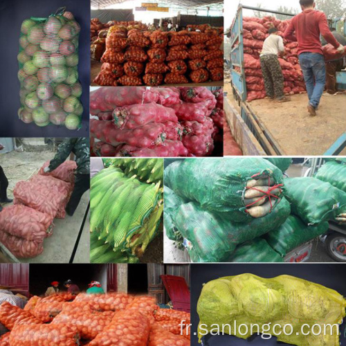 Machine de sacs de Leno de maille d&#39;emballage de grains de fruits de légumes